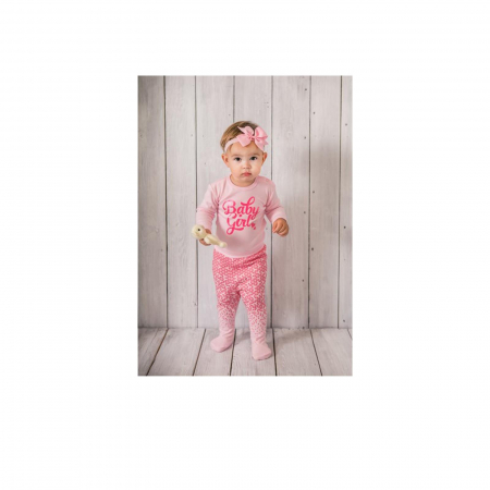 Pantaloni cu botosei pentru fete Koala Kiss Me 06-035R_80 cm, Roz [1]