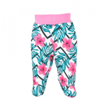Pantaloni cu botosei - Pantaloni cu botosei pentru fete Koala Tropical 07-191-80-cm, Roz