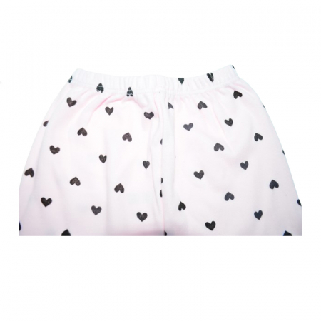 Pantaloni cu botosei pentru fete Mini Junior 0331-R, Roz [2]