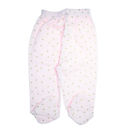Pantaloni cu botosei - Pantaloni cu botosei pentru fete Mini Junior 2153BD-1, Roz