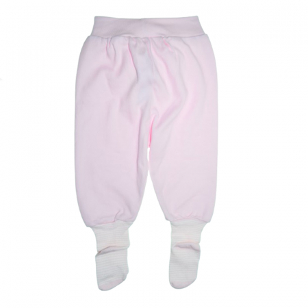 Pantaloni cu botosei pentru fete Mini Junior 402-RZ, Roz [1]