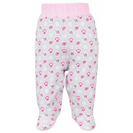 Pantaloni cu botosei - Pantaloni cu botosei pentru bebelusi Koala Dzungla 05-369A1, Multicolor