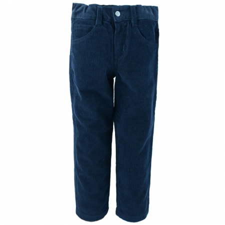 Pantaloni - Pantaloni de catifea pentru baieti AS-DOP ASDPB1-140-cm, Bleumarin