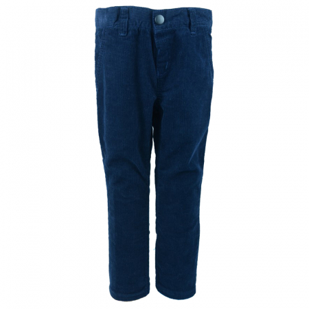 Pantaloni - Pantaloni de catifea pentru baieti AS-DOP ASDPB3-110-cm, Bleumarin