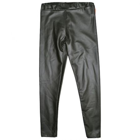 Pantaloni eleganti din piele ecologica pentru fete New Collection C091223-V, Verde [2]