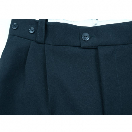 Pantaloni eleganti pentru baieti La Kids PEB1N-140-cm, Negru [1]