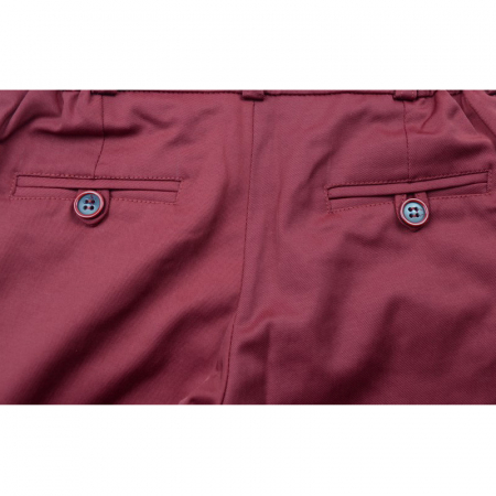 Pantaloni eleganti pentru baieti Jankes JNK62-128, Visiniu [2]