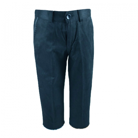 Pantaloni - Pantaloni eleganti pentru baieti LA Kids 1465-N-92-cm, Negru
