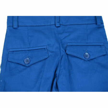 Pantaloni eleganti pentru baieti LA Kids 1532-A-86-cm, Albastru [1]
