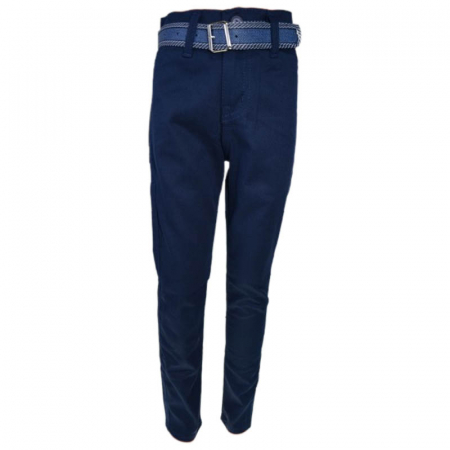 Pantaloni - Pantaloni eleganti pentru baieti Looks Kids B1712, Bleumarin