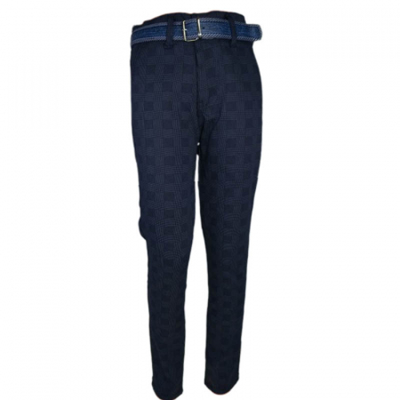 Pantaloni - Pantaloni eleganti pentru baieti Looks Kids 2699, Bleumarin