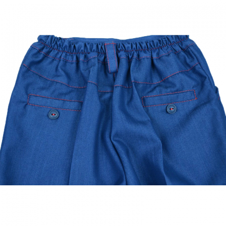 Pantaloni eleganti pentru baieti Mini Junior PPB-05-86-cm, Albastru [1]