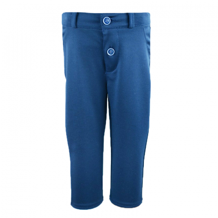 Pantaloni - Pantaloni eleganti pentru baieti NN PPB-08, Bleumarin