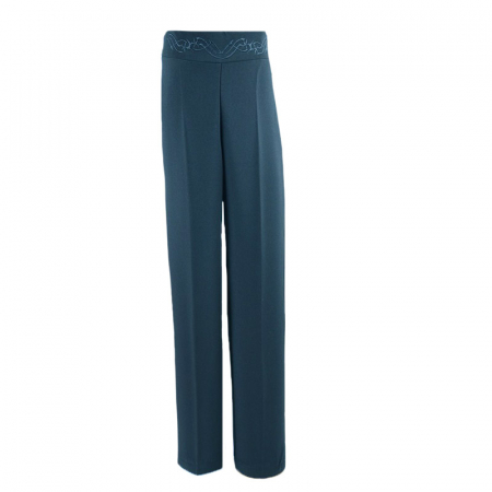 Pantaloni si colanti fete - Pantaloni eleganti pentru fete Mikrus BLPF-02-134-cm, Negru