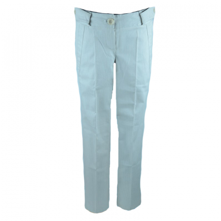 Îmbrăcăminte fete - Pantaloni eleganti pentru fete Mikrus MKRP3G1-152-cm, Bej