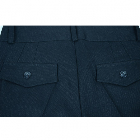 Pantaloni eleganti pentru fete Mikrus MKRS1-140-cm, Negru [1]