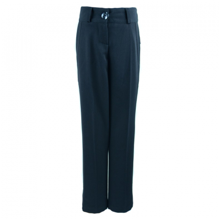 Pantaloni si colanti fete - Pantaloni eleganti pentru fete Mikrus MKRS4-128-cm, Negru