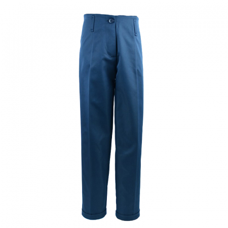 Pantaloni si colanti fete - Pantaloni eleganti pentru fete Mikrus MKRS7-134-cm, Bleumarin