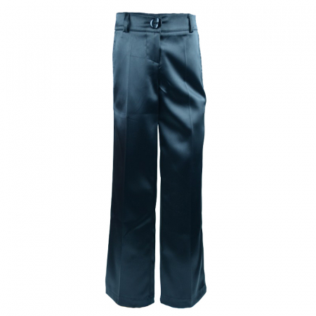 Îmbrăcăminte fete - Pantaloni eleganti pentru fete Mikrus MKRS8-128-cm, Negru