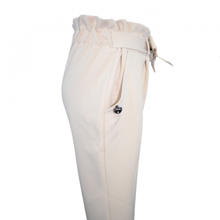 Pantaloni eleganti pentru fete Mini Junior IGM-5, Crem [5]