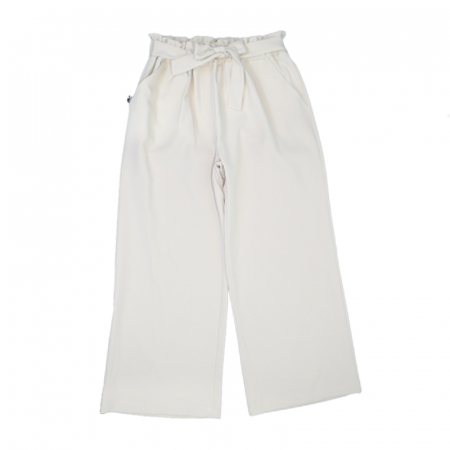 Îmbrăcăminte fete - Pantaloni eleganti pentru fete Mini Junior IGM-5, Crem
