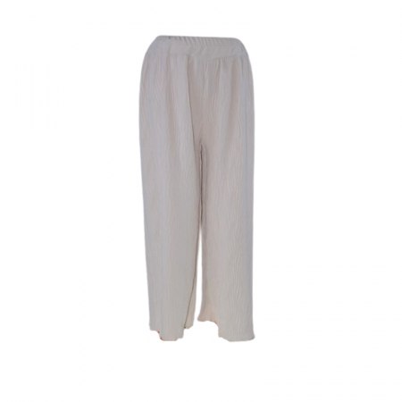 Pantaloni si colanti fete - Pantaloni casual pentru fete, Mini Junior PNT8091C, Crem