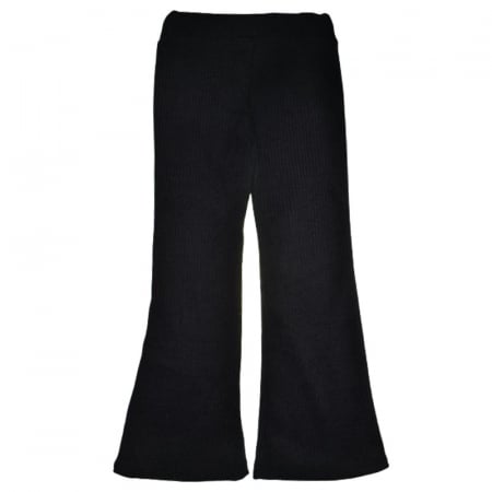 Pantaloni eleganti evazati din catifea pentru fete New Collection C091223-N, Negru [1]