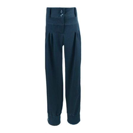 Îmbrăcăminte fete - Pantaloni eleganti pentru fete Mini Junior BLPF-06-128-cm, Negru