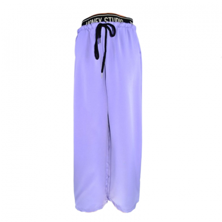 Pantaloni si colanti fete - Pantaloni pentru fete Mini Junior PNT-8214, Mov