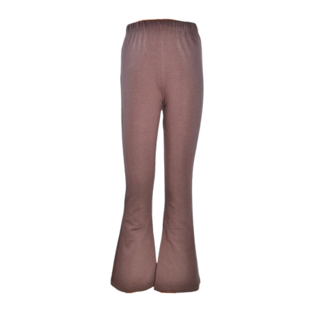 Pantaloni si colanti fete - Pantaloni evazati, usor imblaniti, pentru fete, Atut P2310M, Maro