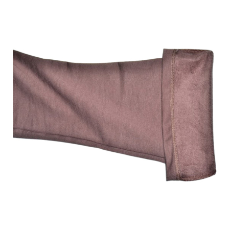 Pantaloni evazati, usor imblaniti, pentru fete, Atut P2310M, Maro [3]