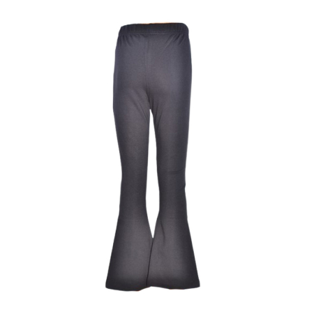 Pantaloni evazati, usor imblaniti, pentru fete, Atut P2310N-98, Negru [2]