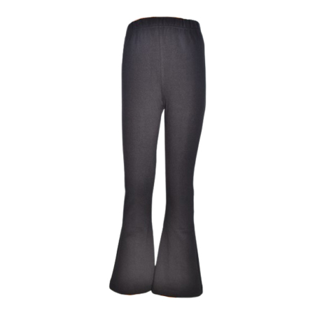 Îmbrăcăminte fete - Pantaloni evazati, usor imblaniti, pentru fete, Atut P2310N-98, Negru