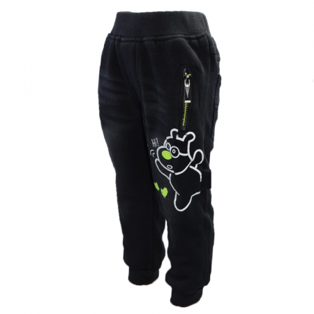 Pantaloni imblaniti pentru baieti Happy House HB-8535, Negru [2]