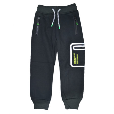 Îmbrăcăminte băieți - Pantaloni captusiti pentru baieti Happy House HB-8926, Negru