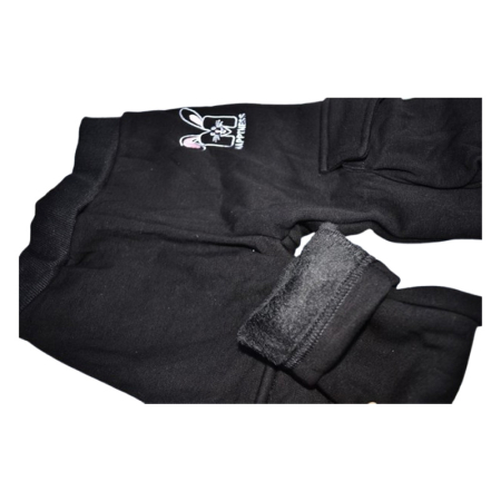 Pantaloni imblaniti, pentru fete, Happy House WB-3321-4, Negru [4]