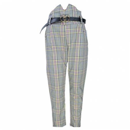 Pantaloni si colanti fete - Pantaloni pentru fete New Collection 22006G, Gri