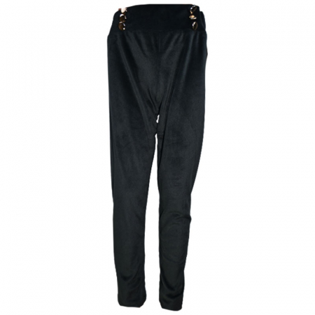 Îmbrăcăminte fete - Pantaloni lungi pentru fete Lucky Girl RT6246, Negru