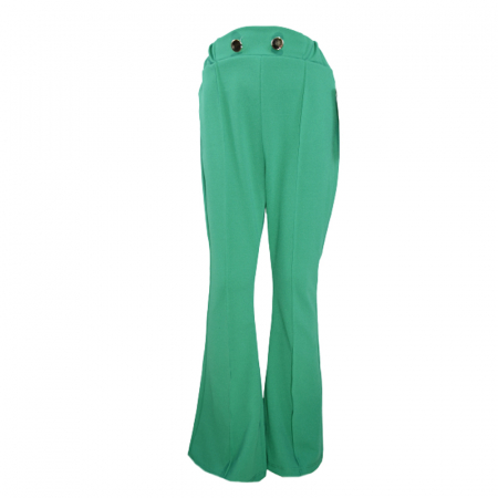 Pantaloni si colanti fete - Pantaloni lungi pentru fete Lucky Girl 5762V, Verde
