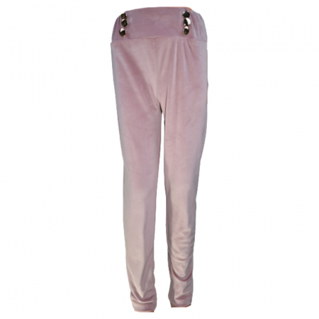 Pantaloni si colanti fete - Pantaloni lungi pentru fete Lucky Girl RT6246R, Roz
