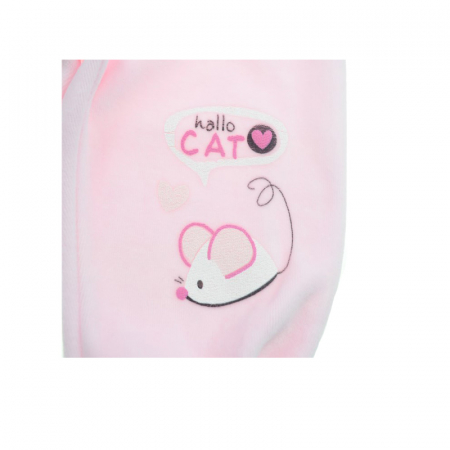 Pantaloni pentru fete Mini Junior PFN02-80-cm, Roz [1]