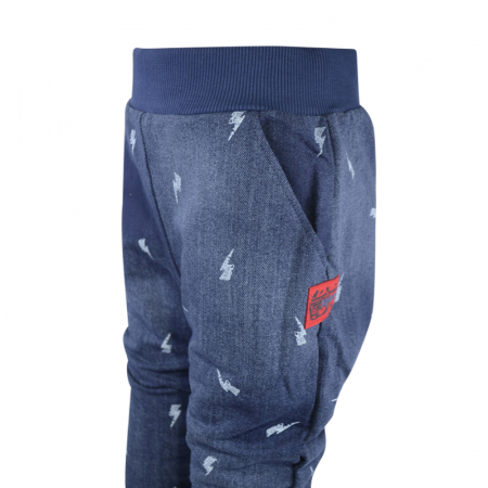 Pantaloni pentru baieti Atut 8395-128, Bleumarin [2]