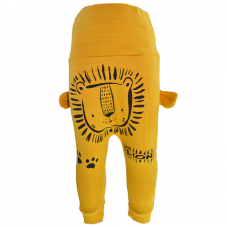 Pantaloni - Pantaloni pentru baieti BabyTaa P030823, Galben