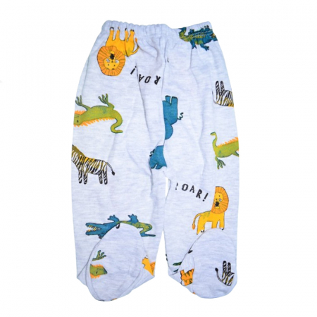 Pantaloni cu botosei - Pantaloni cu botosei pentru baieti Mini Junior 2150DB, Gri