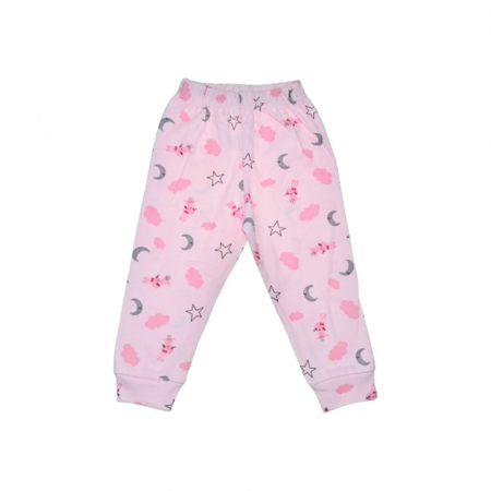 Pantaloni si colanti fete - Pantaloni pentru copii, Mini Junior PNT-MJ-2R, Roz