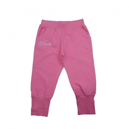 Pantaloni scurti si colanti 3/4 - Pantaloni sport pentru fetite 3/4 Wendee DY56109-2R, Roz
