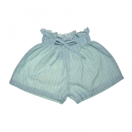 Pantaloni scurti si colanti 3/4 - Pantaloni scurti eleganti, pentru fete, Mini Junior, PS5077V, Verde