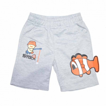 Îmbrăcăminte băieți - Pantaloni scurti pentru baieti Happy House HB-8811G, Gri