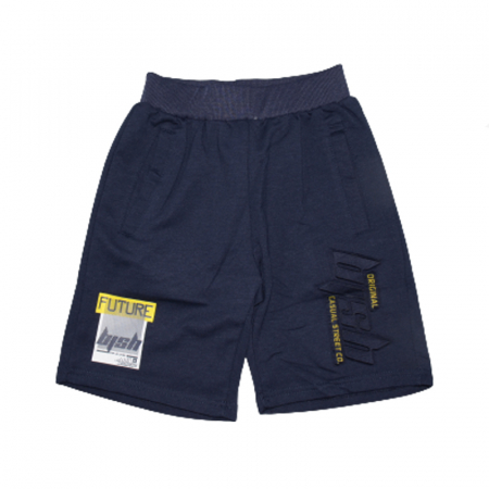 Îmbrăcăminte băieți - Pantaloni scurti pentru baieti Happy House WB-2981, Bleumarin