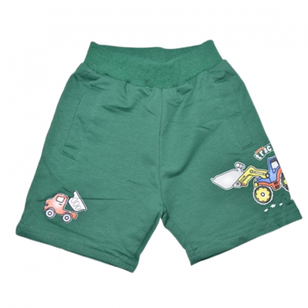 Îmbrăcăminte băieți - Pantaloni scurti pentru baieti, Happy House, WB3488V, Verde